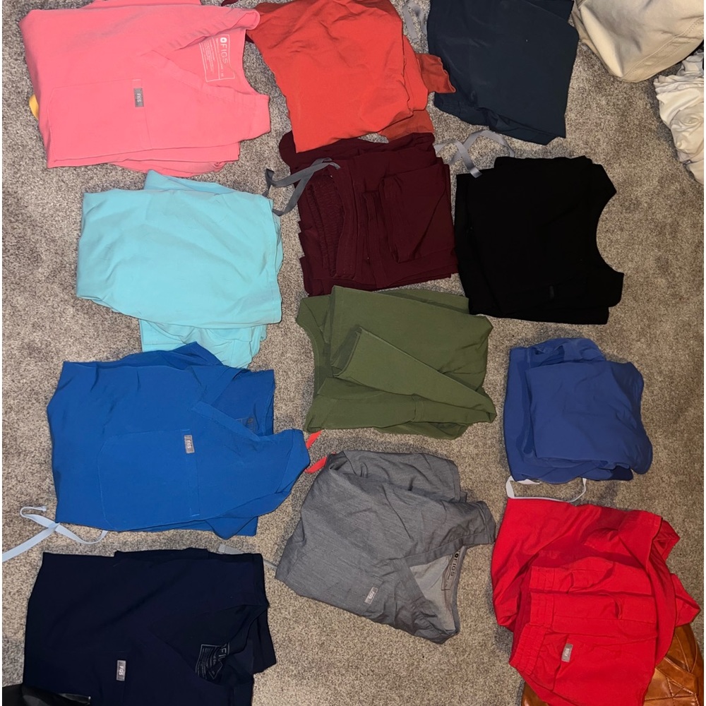 Figs Scrub Set: Dark Harbor